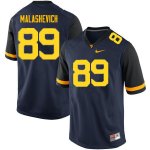 Men's West Virginia Mountaineers NCAA #89 Graeson Malashevich Navy Authentic Nike Stitched College Football Jersey OW15Q17QP